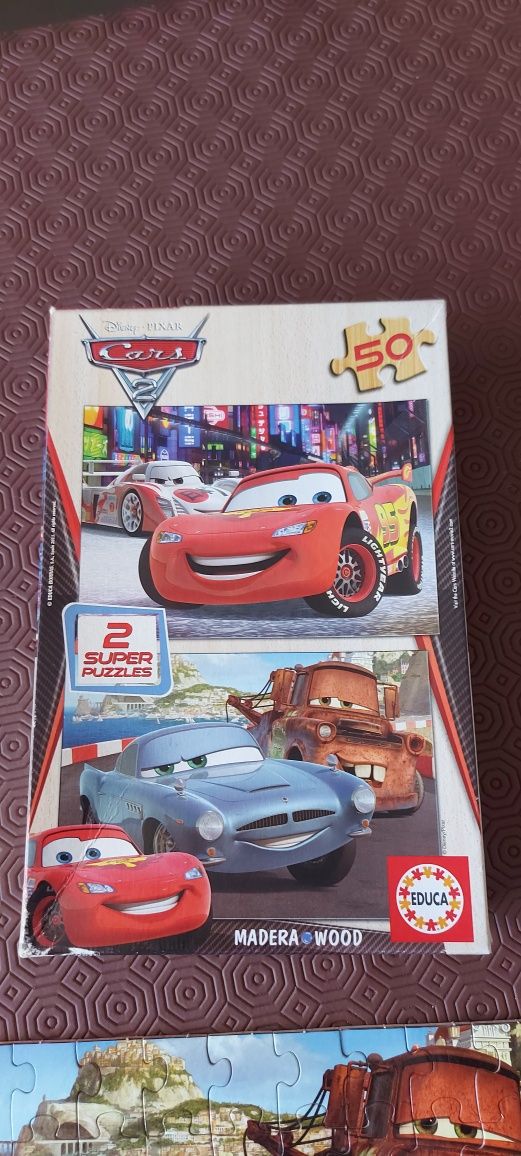 2 puzzles Cars completos