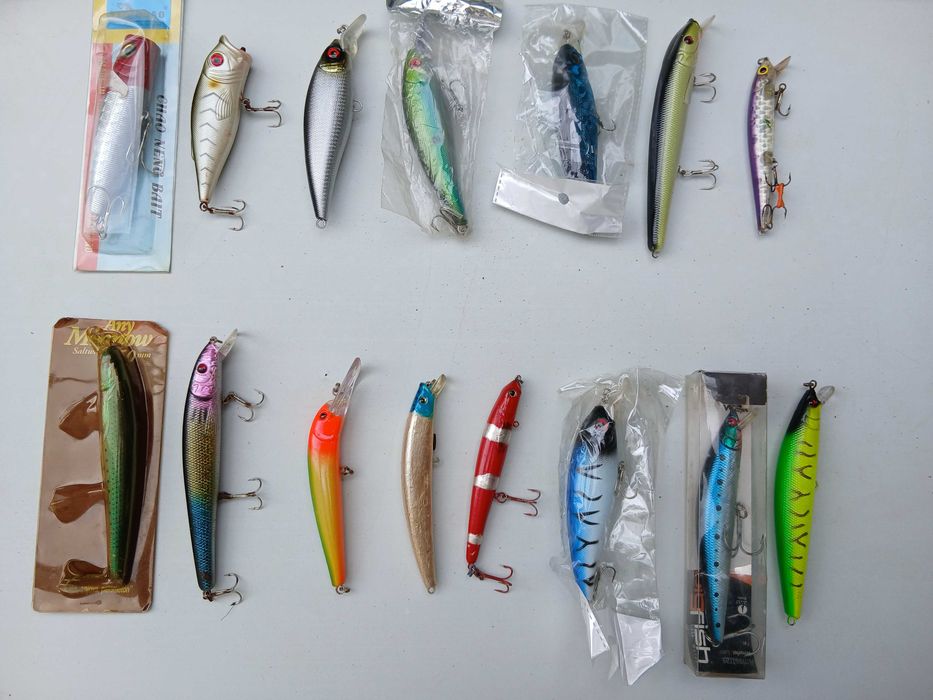 Amostras para a pesca de todos os tipos