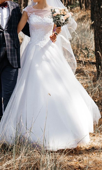 Свадебное белое платье,  весільна сукня