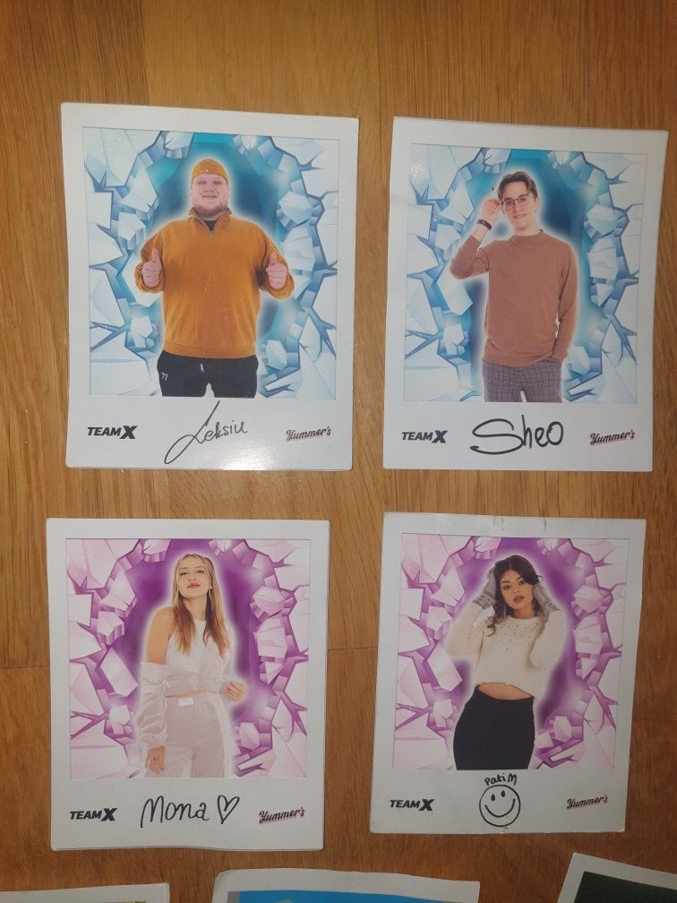 Polaroid teamx zdjecie autograf