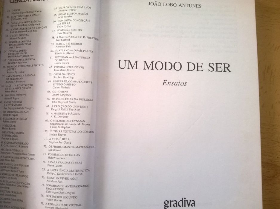 "Um Modo de Ser" - João Lobo Antunes