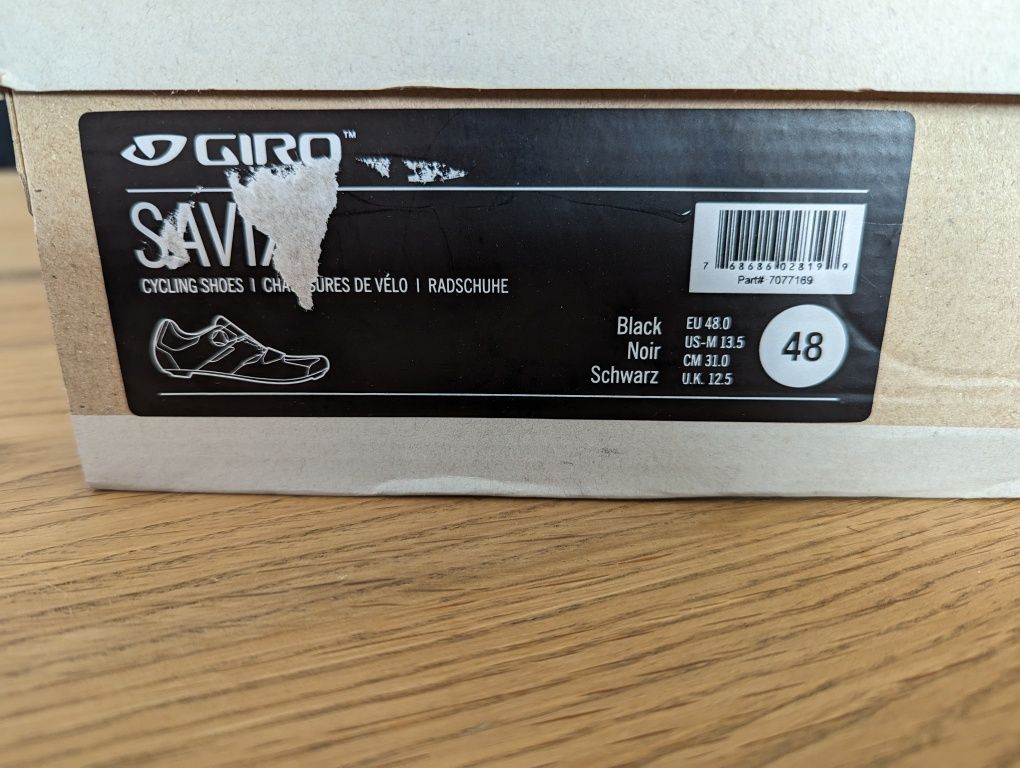 Buty rowerowe Giro Savix rozmiar 48