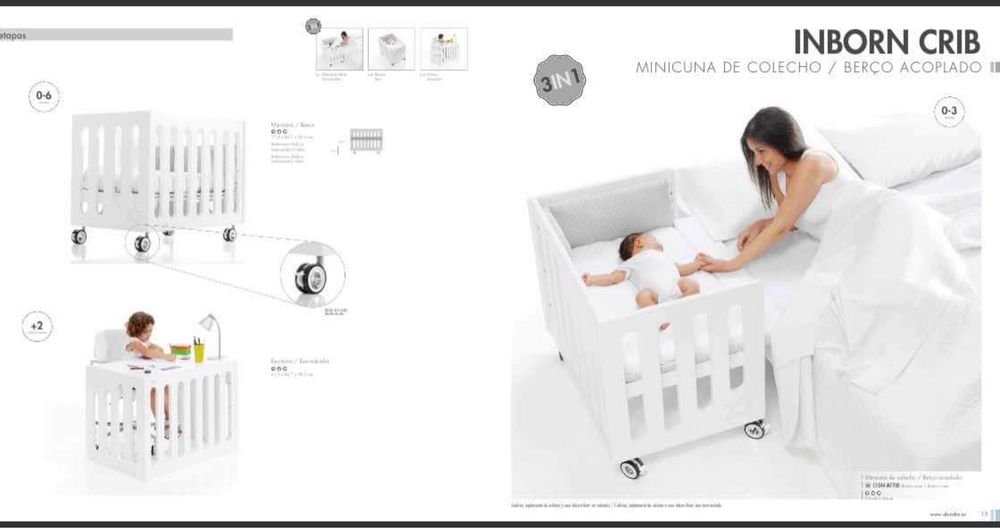 Berco para juntar cama mae- madeira
