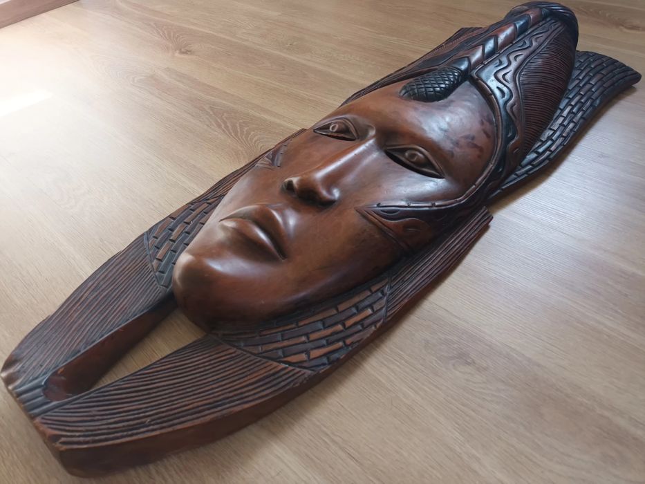 Maska Afrykanska na ścianę autentyczna rozmiar XXL