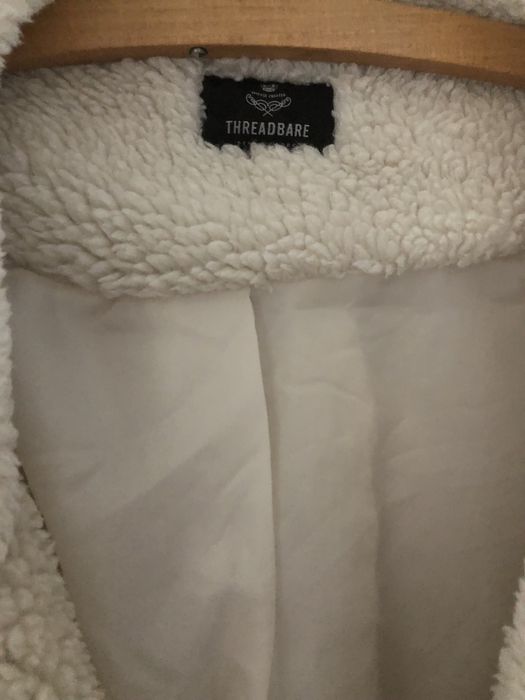 Futerko sztuczne XL biale