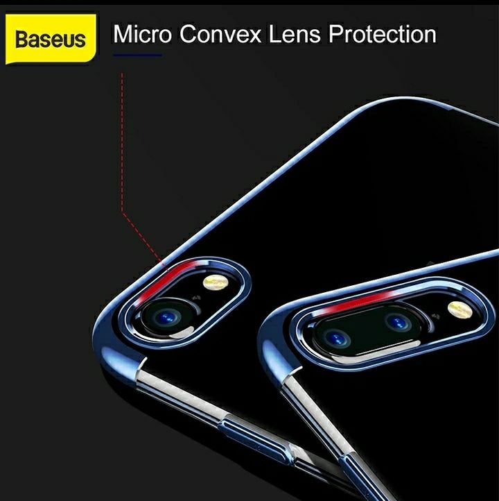 Capa iPhone 8Plus 7Plus + Película  Marca BASEUS Original NOVAS