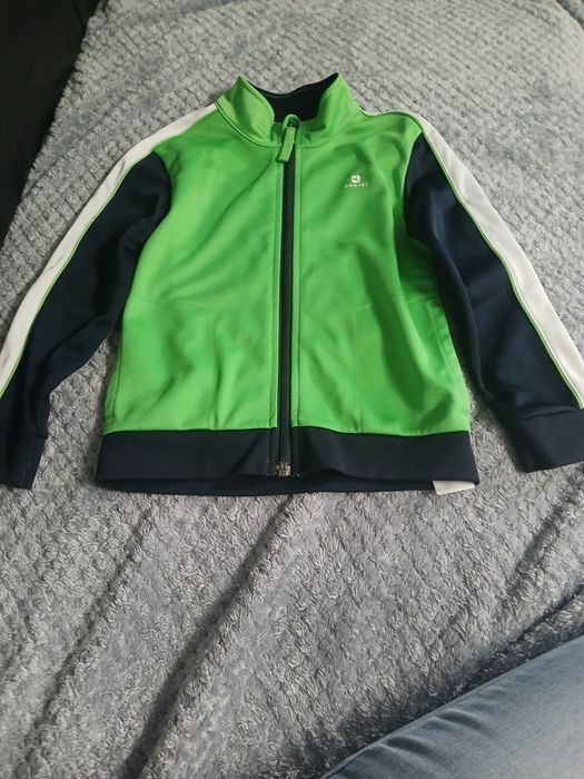 Sportowa bluza zielona domyos 98 104 cm chłopiec dziewczynka