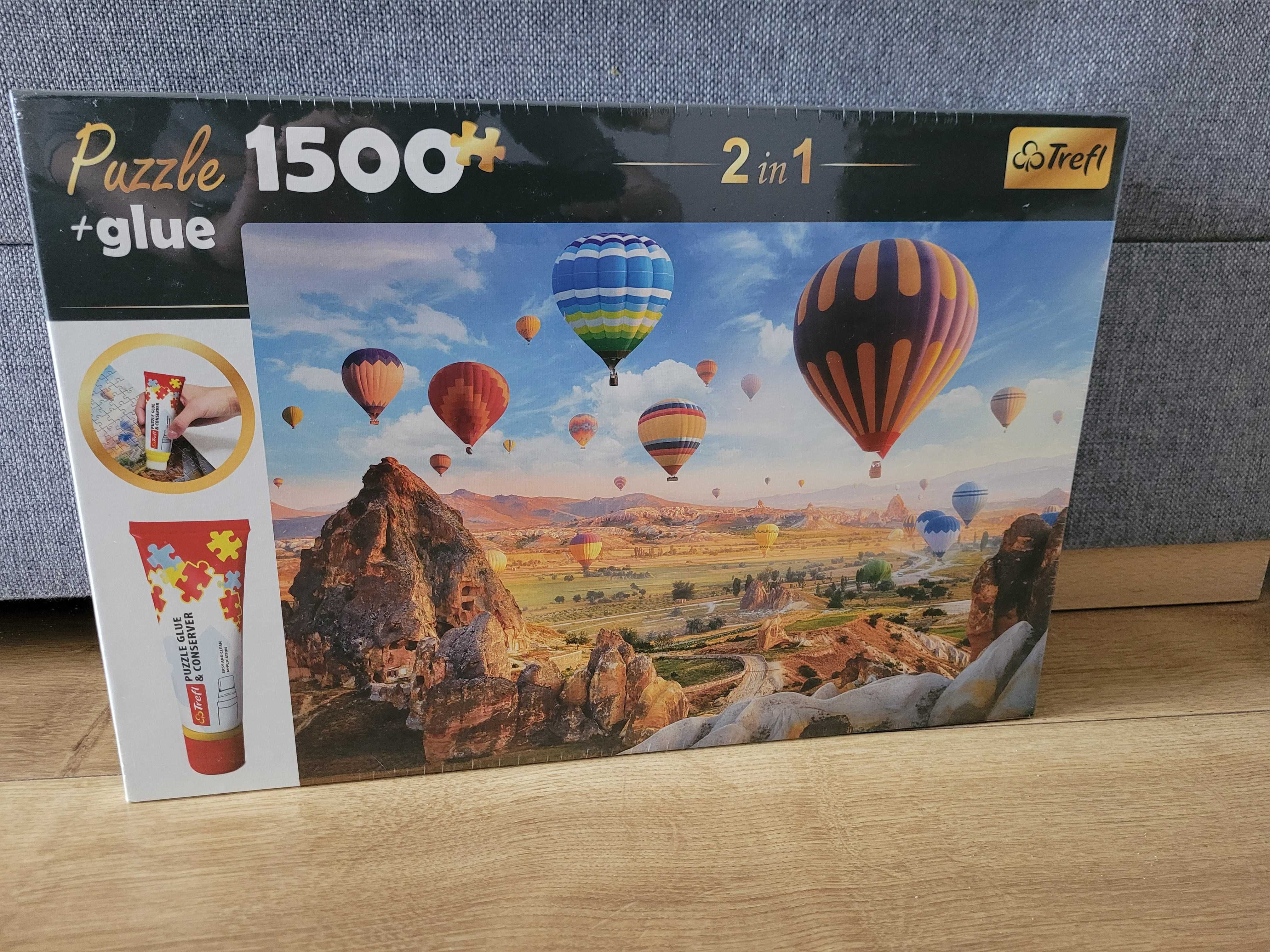 Puzzle KAPADOCJA + klej 26177 MEGABOX, 1500 el.