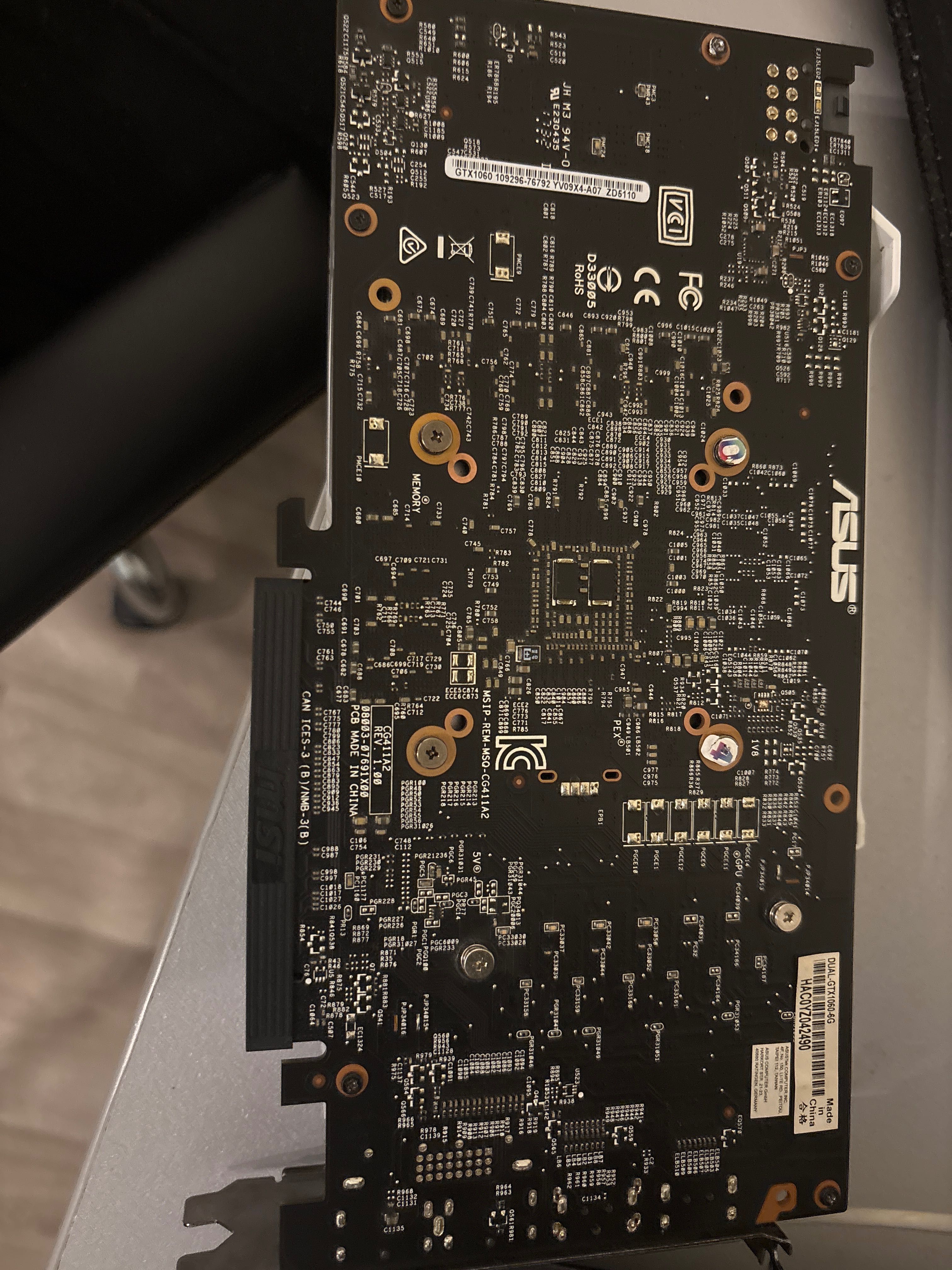GTX1060 dual white 6GB Praktycznie nowy
