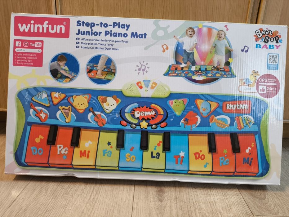 Zabawka mata pianino skacz i graj 2+ Winfun