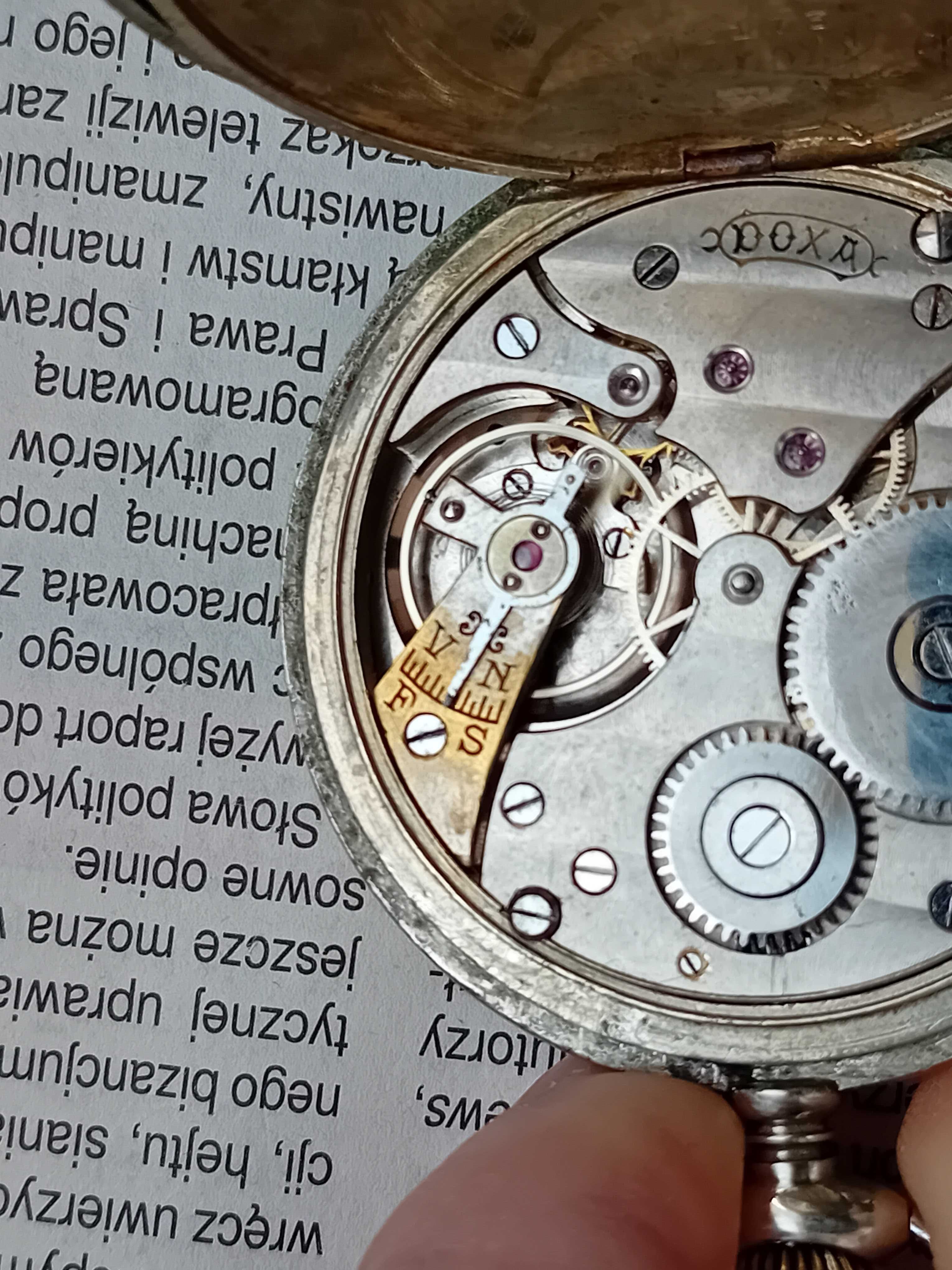 Doxa szwajcarski zegarek kieszonkowy ,górniczy