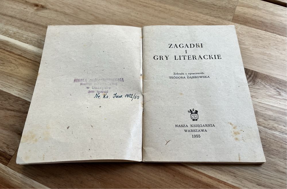 Zagadki i gry literackie Teodora Dąbrowska