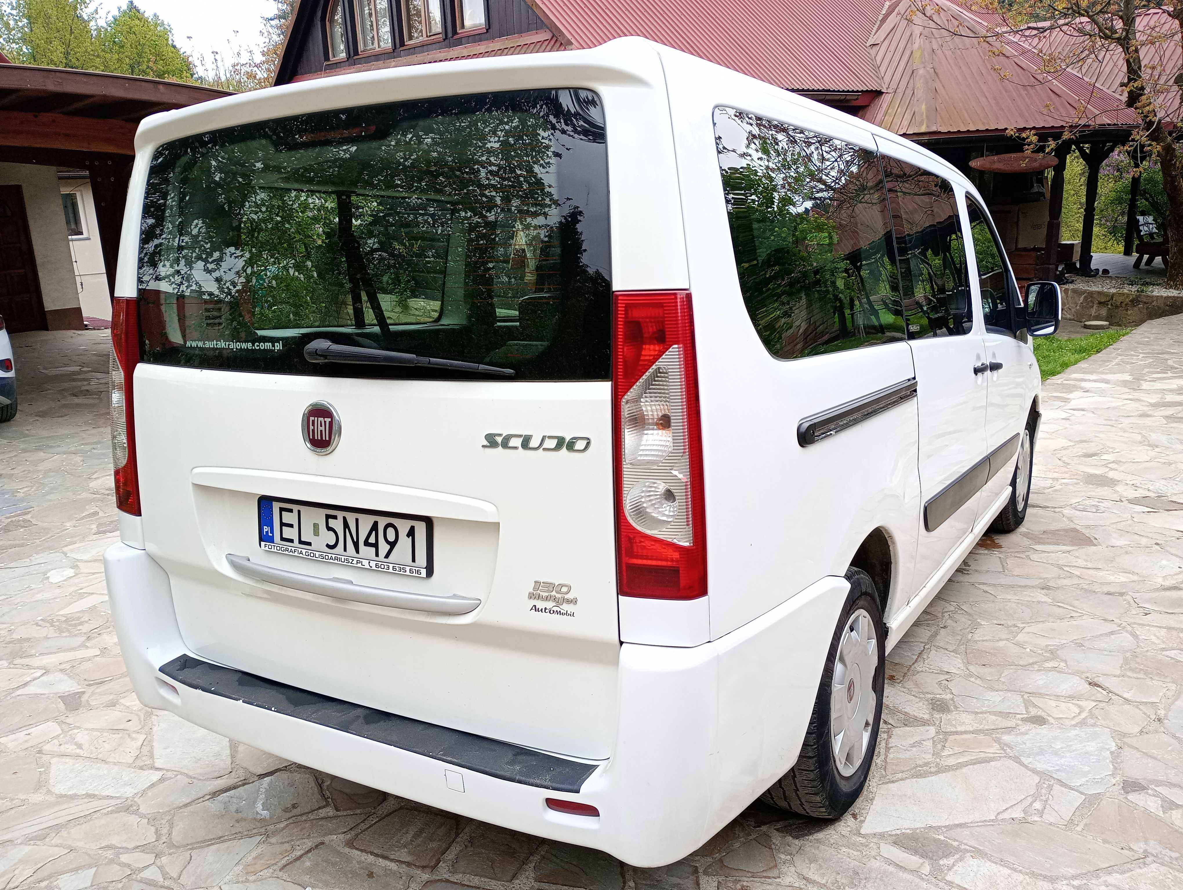 Fiat Scudo z polskiego salonu 2015 Panorama Long 9-osobowy diesel 2,0