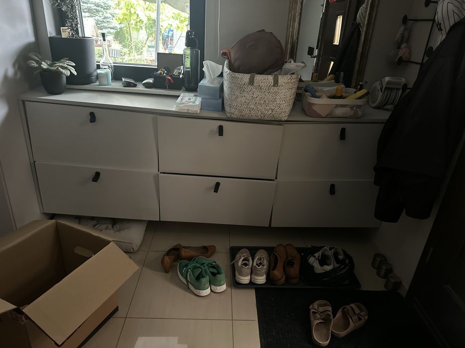 Używana zabudowa na buty