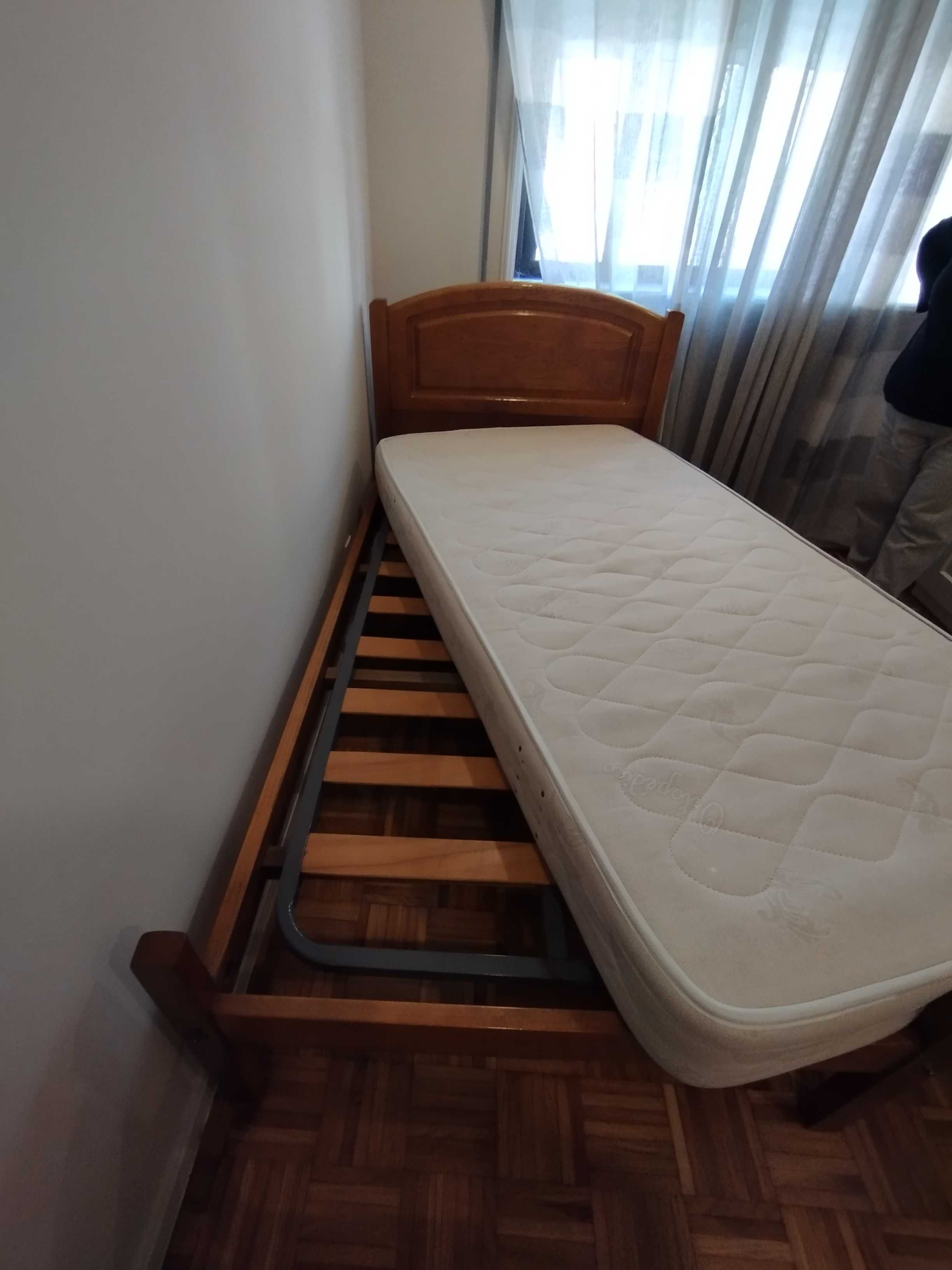 Cama Solteiro com Colchão