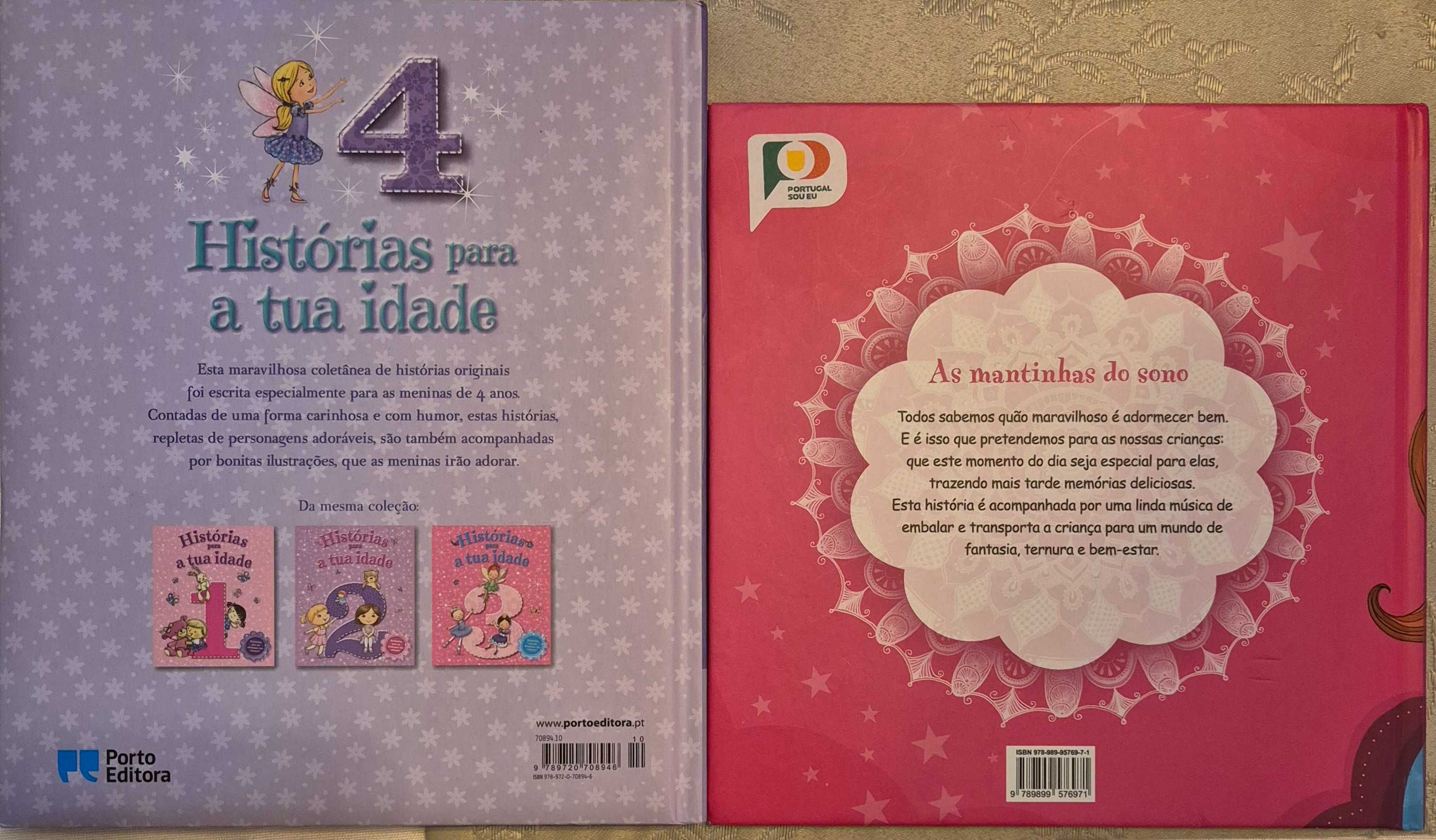 Livros infantis em excelente estado de conservação