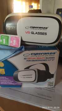 Okulary 3D Esperanza EMV300 VR dla smartfonów 3.5"-6"