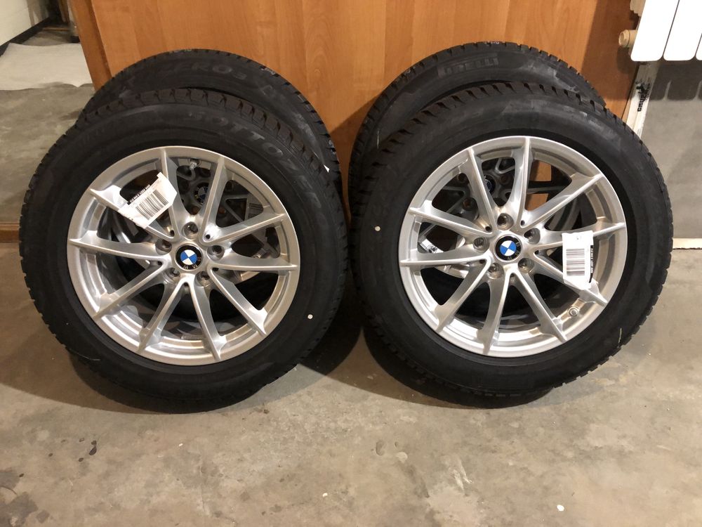 Oryginalne koła z zimowymi oponami Pirelli do BMW 5 - Nowe