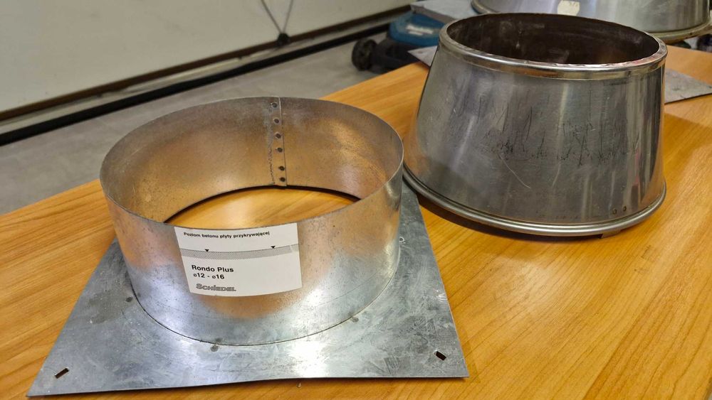 Nasada, stożek, końcówka komina Schiedel Rondo Plus fi 12-16