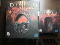 Zestaw kolekcjonerski diablo 3 III steelseries słuchawki mysz