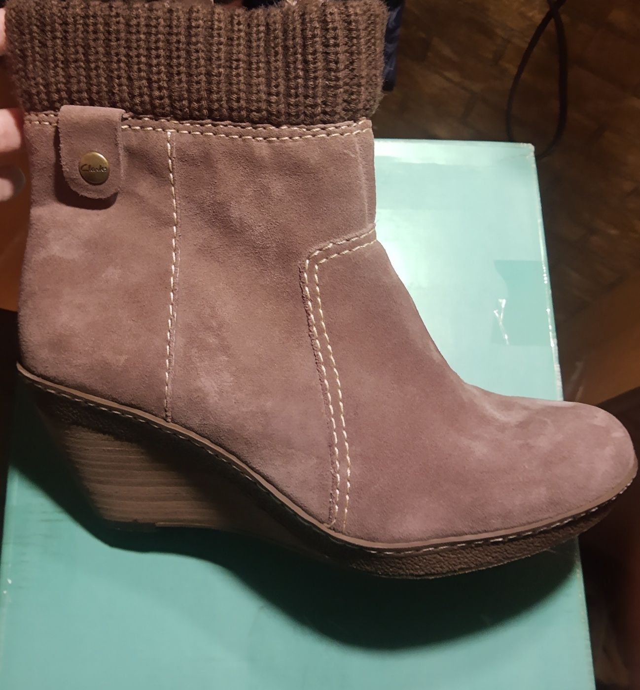 Ботинки Clarks, оригинал, 39,5-40 р.