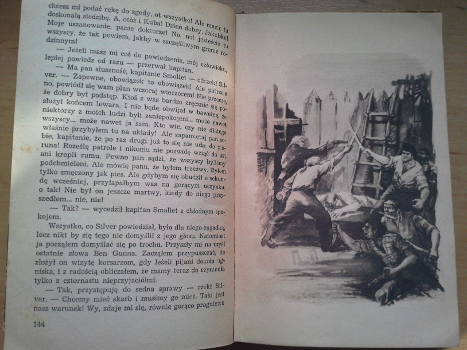 Wyspa Skarbów, R.L. Stevenson, wydanie 1953r.