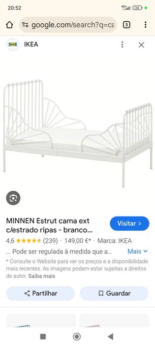 Cama de criança IKEA em bom estado