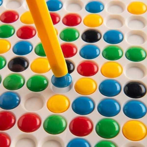 TABLICA MAGNETYCZNA  Montessori dla Dzieci Klocki Magnetyczne + Pisak