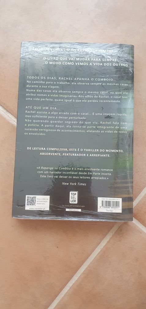 A rapariga no comboio