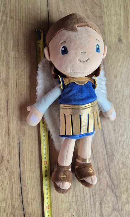 Lalka szmacianka maskotka chłopiec anioł Świętulanka archanioł Michał