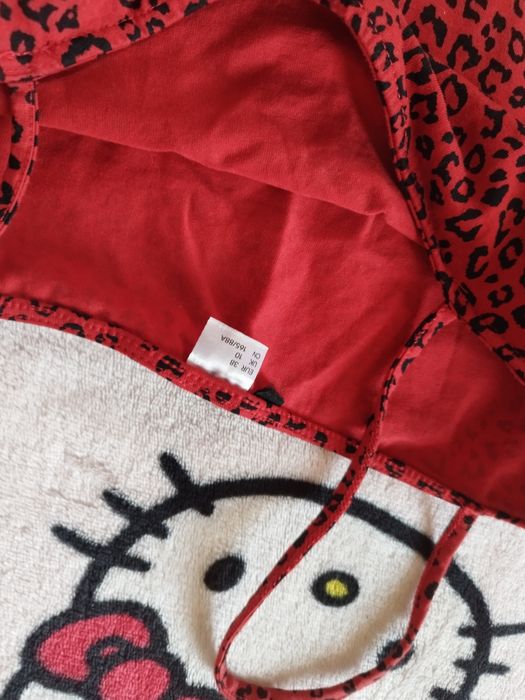 Sukienka czerwona panterka slim