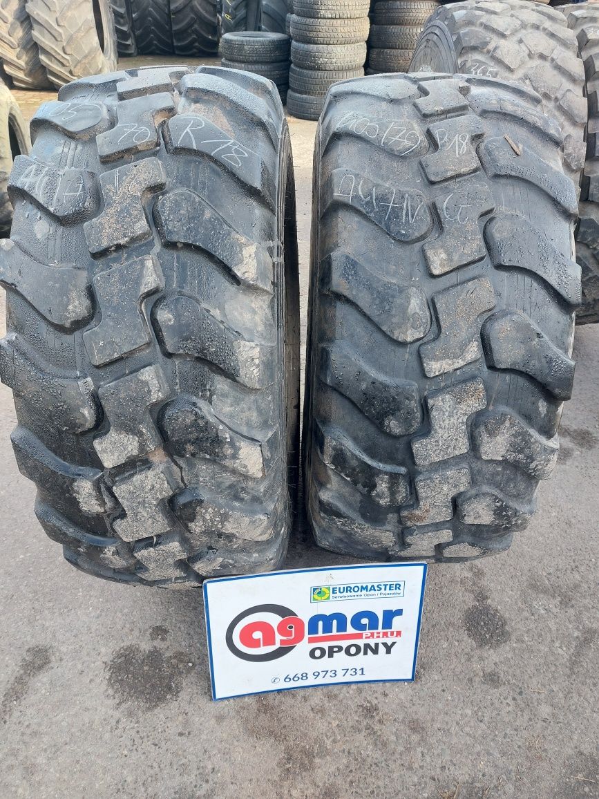 405/70R18 Alliance opony używane rolnicza para