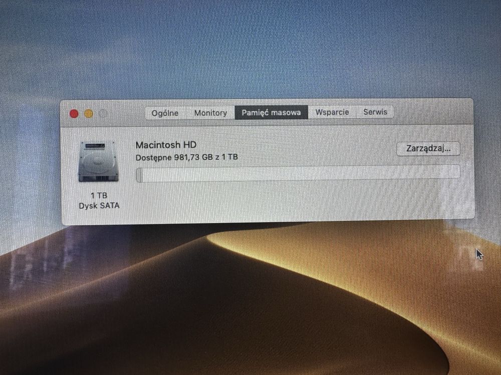 iMac 21.5”, Intel core 1.6GHz i5, 8GB RAM, 1TB HDD