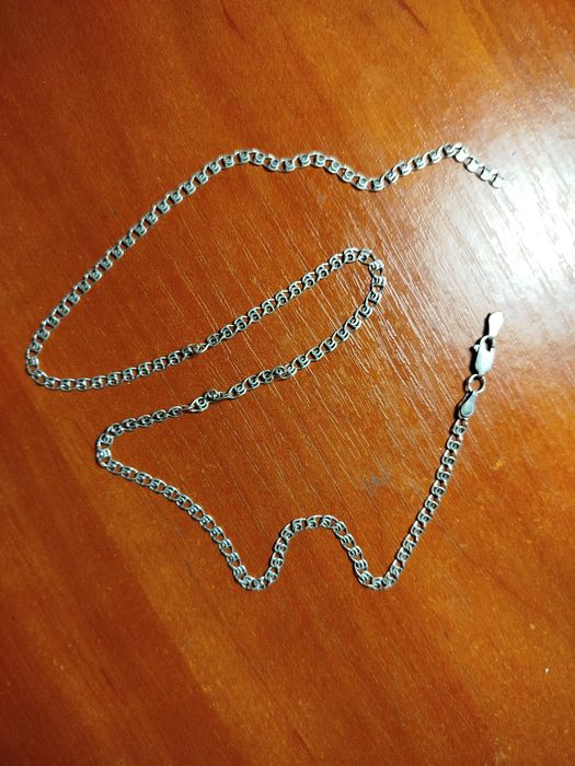 Срібна цепочка 925 проба , та хрестик