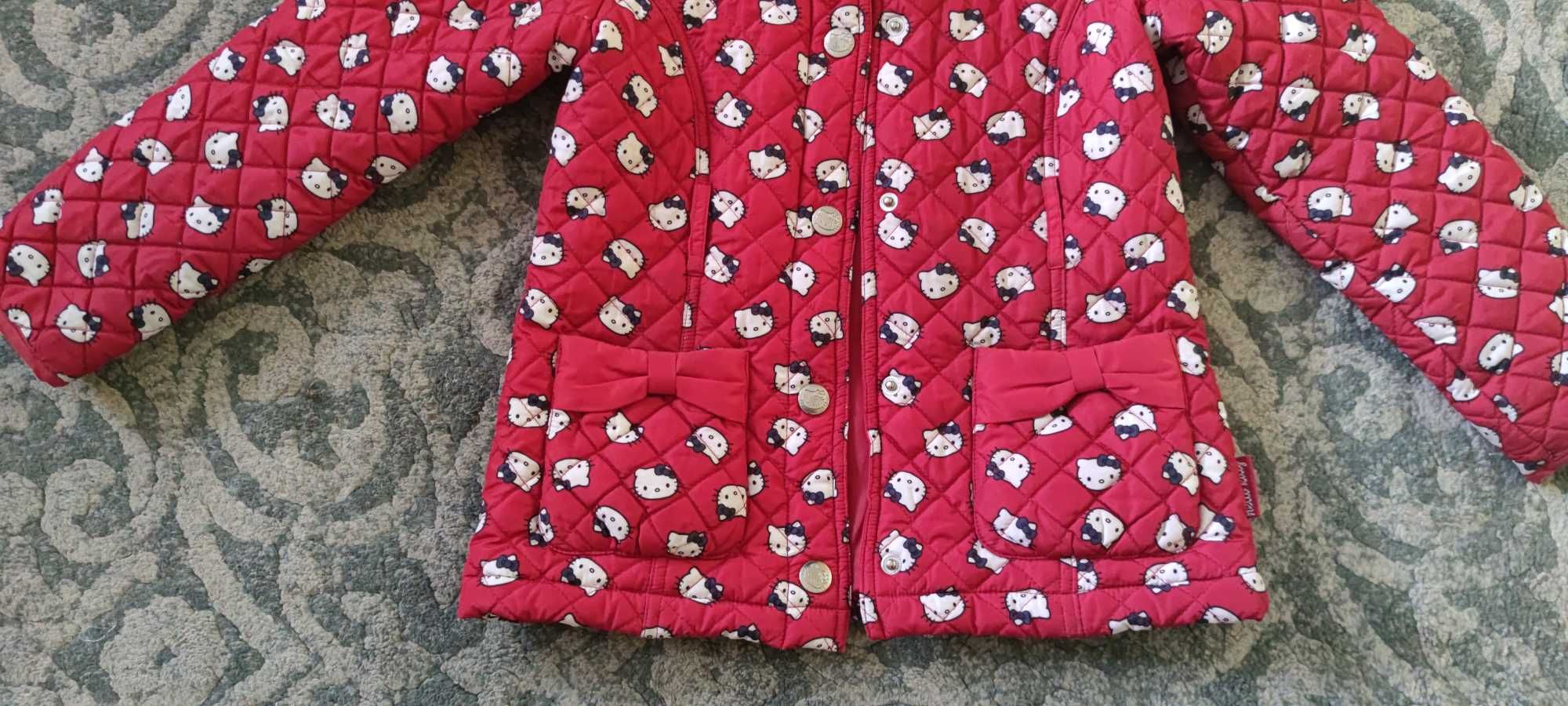 Hello Kitty 122 128 kurtka wiosenna przejściowa dla dziewczynki