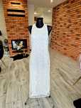 Elegancka sukienka maxi z odkrytymi plecami XXL