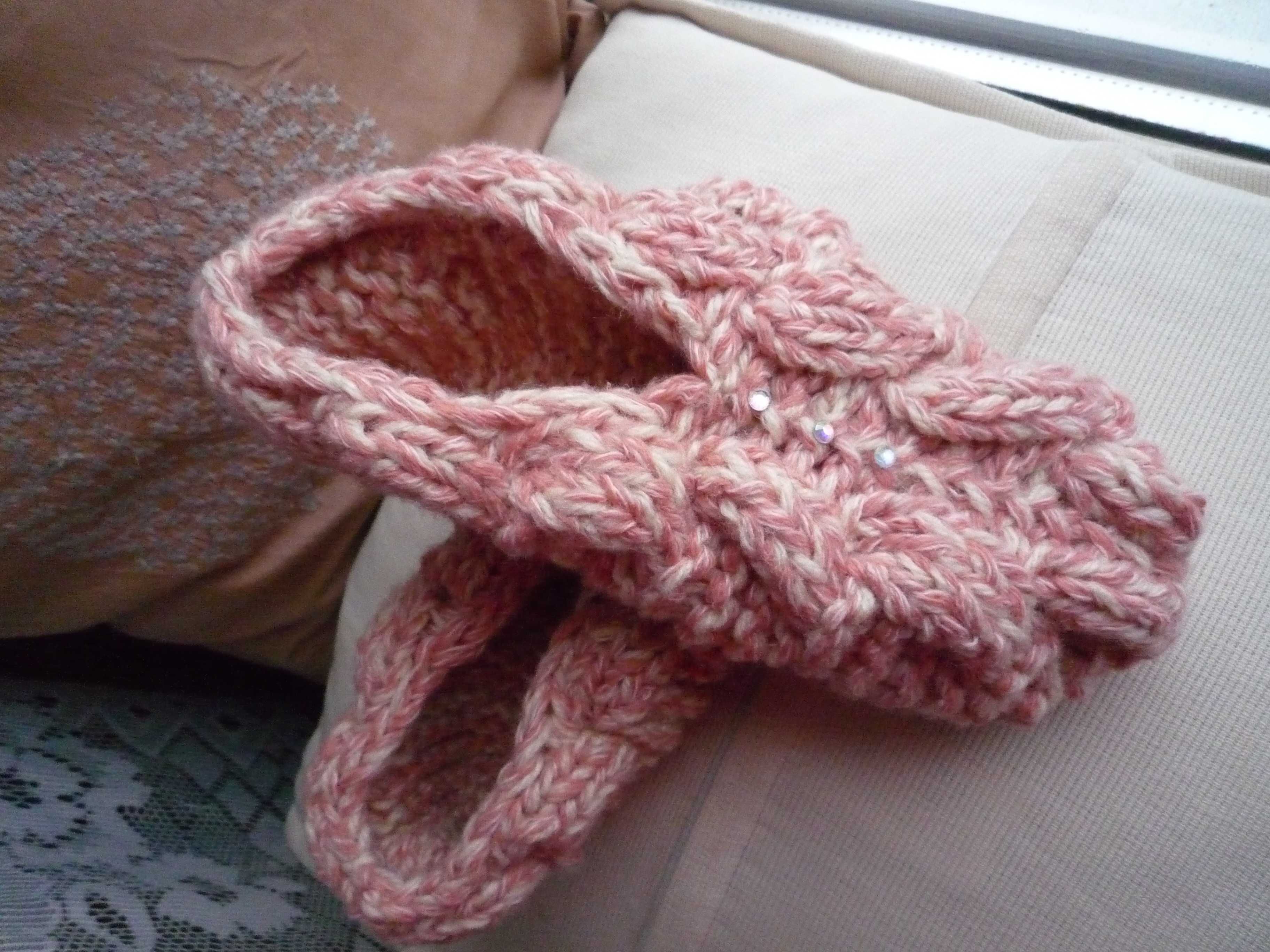 Handmade домашние тапочки следки носки шерстяные, ручная работа
