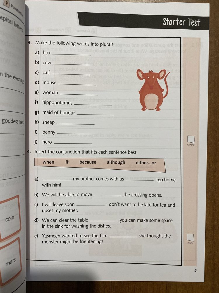 P6/P7 English Practice Workbook - Age 10-12