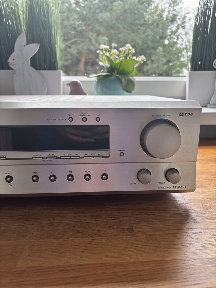 Amplituner Onkyo TX-DS494 srebrny