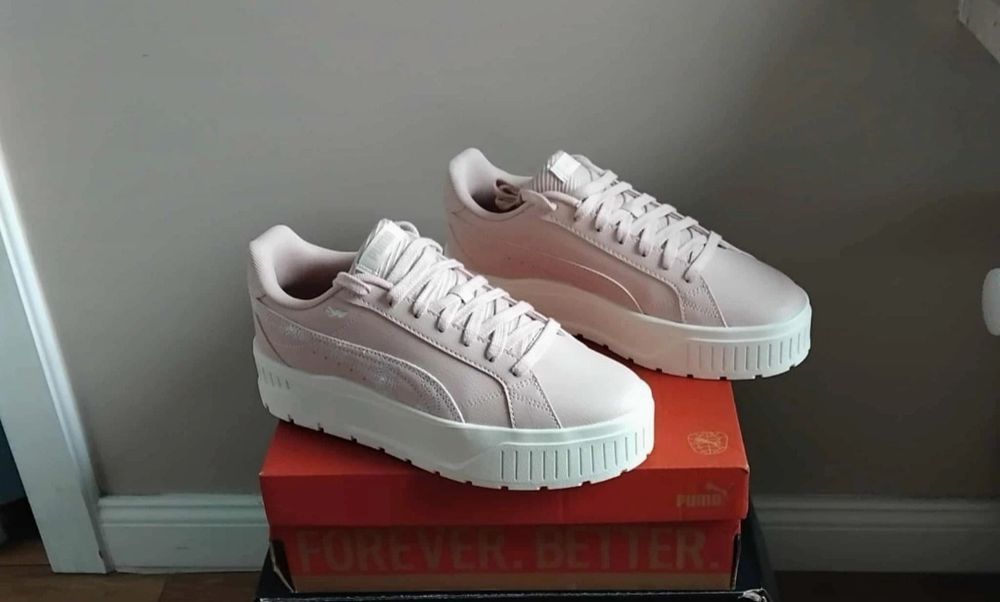 -40% Sneakersy skórzane Puma, R. 39. Wkładka 25 cm.