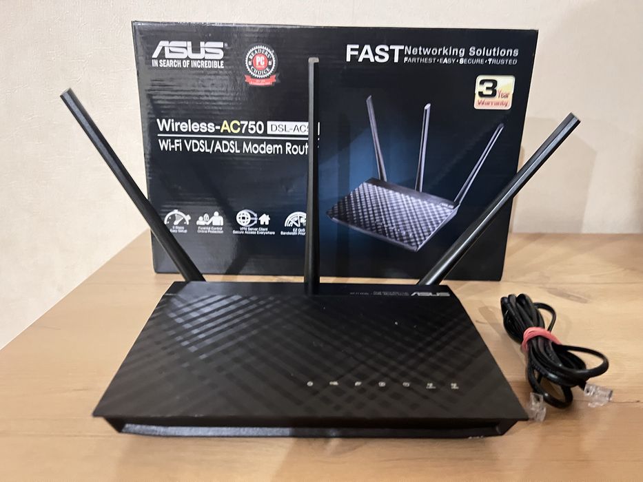 двохдіапазонний маршрутизатор ADSL  ASUS DSL AC-51