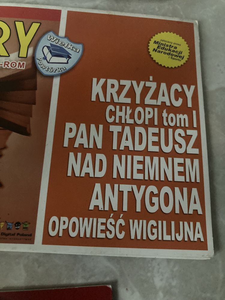 Audiobooki lektury szkolne płyta CD