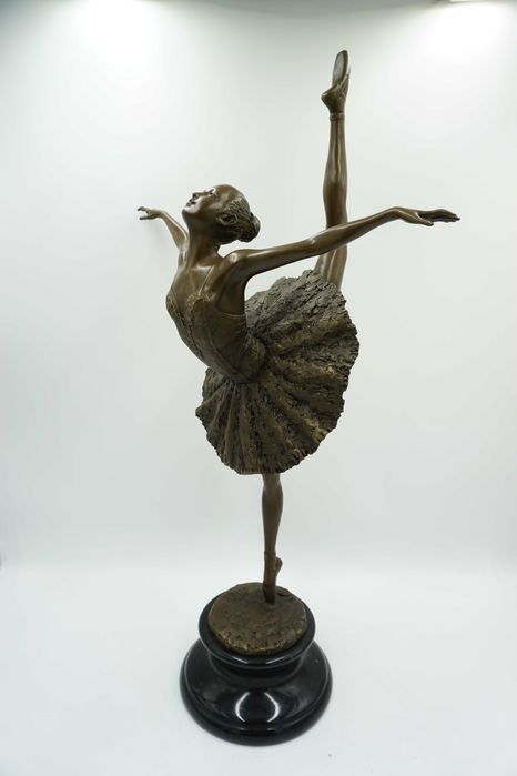 DUŻA figura z brązu balerina tancerka baletnica  67 cm