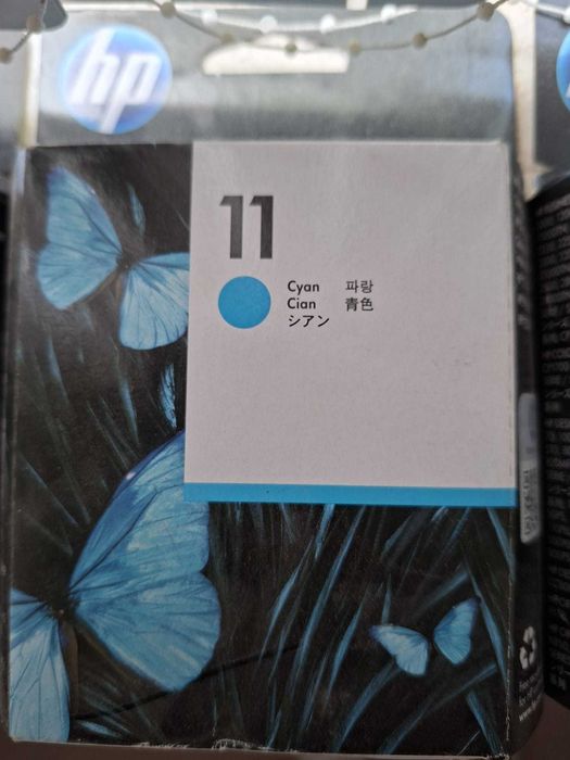 Vendo tinteiros originais HP 82 e cabeças de impressão originais HP 11