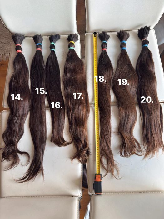 Sprzedam dziewicze włosy 60–80 cm