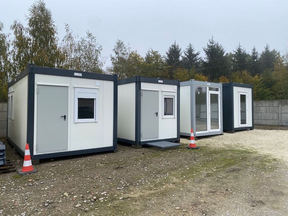 Kontener biuro z łazienką socjalny
