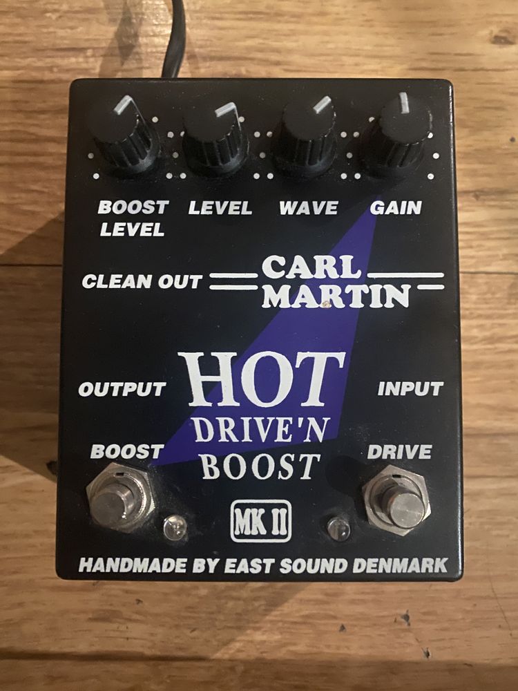 CARL MARTIN Hot drive'n boost mk2 kostka stompbox przester distortion