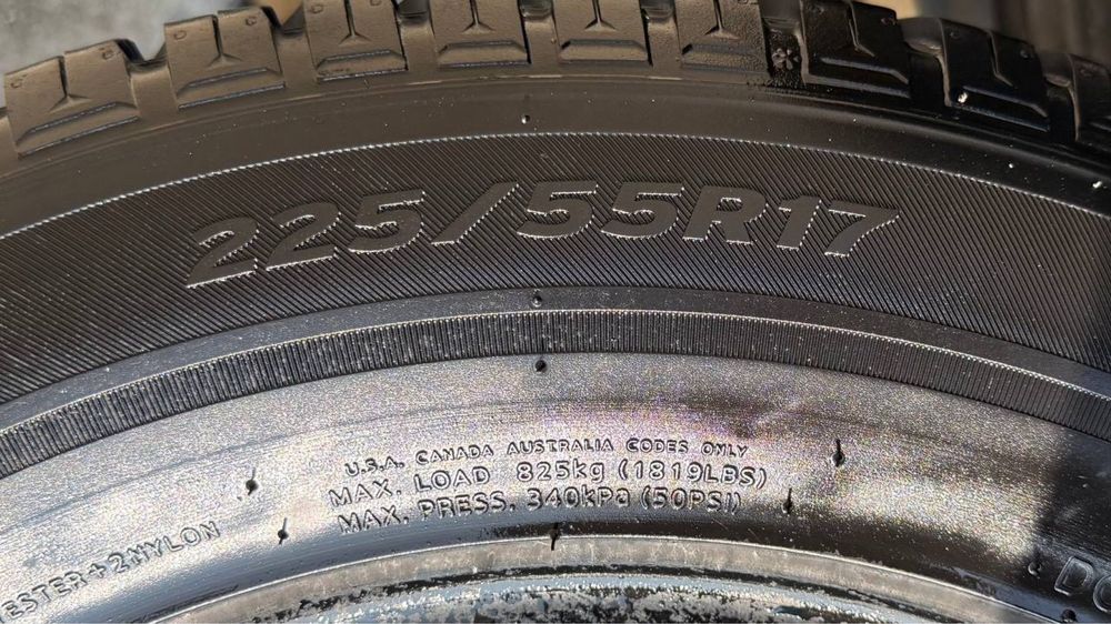 Шины б у 225/55R17 HANKOOK KINERGY 4S2 всесезонная