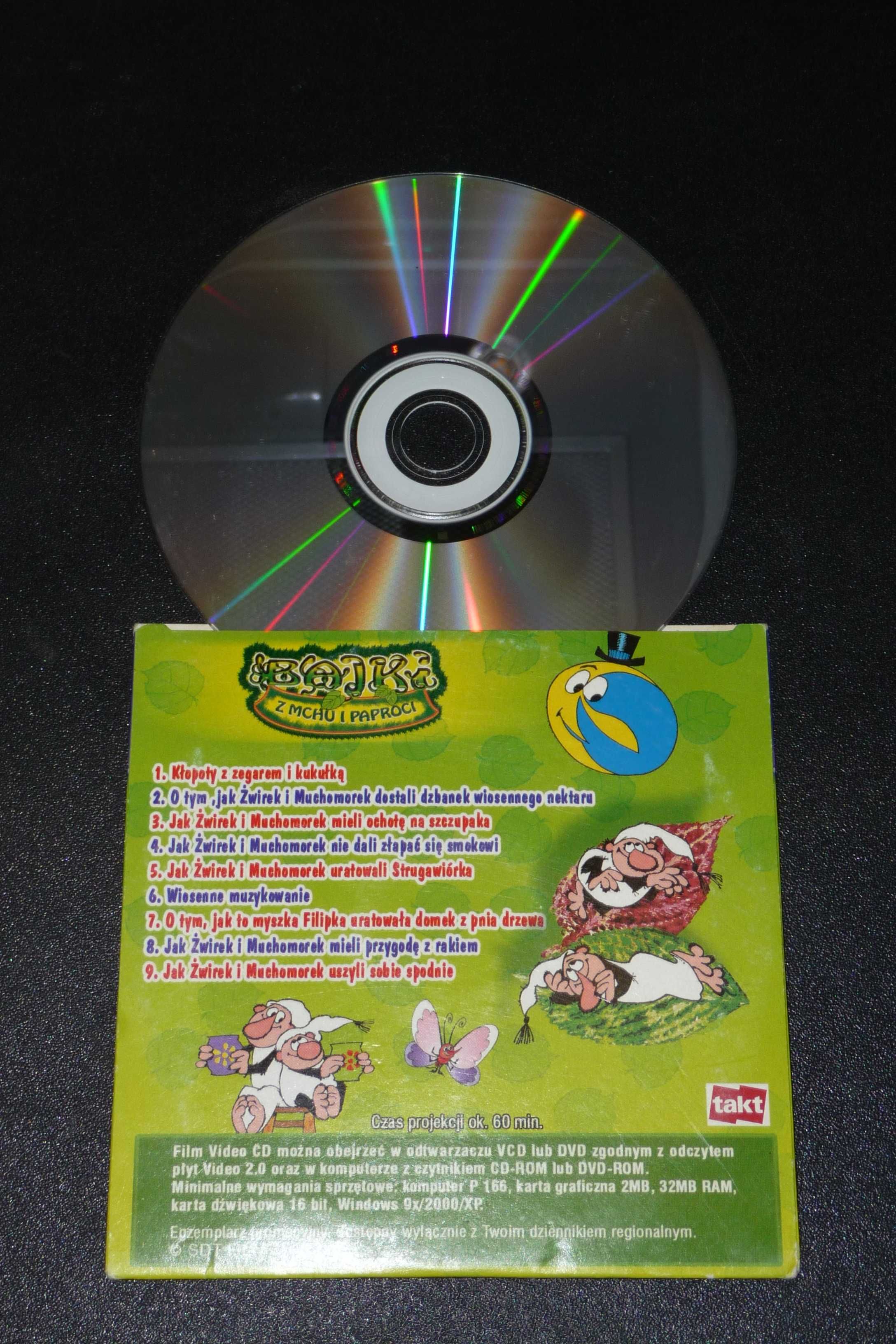Przygody Żwirka i Muchomorka. Bajki z mchu i paproci 2 VCD dla dzieci