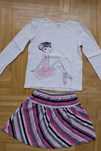 Bluzeczka +spódniczka Gymboree 6-8L